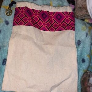 Tory Burch Dust Bag Small Drawstring Travel Storage Jewelry
